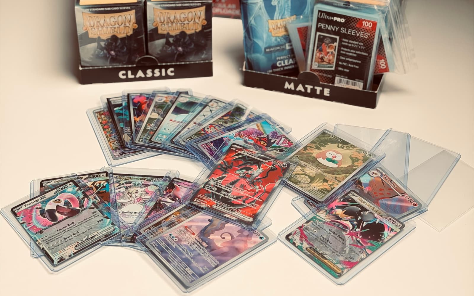 Standaard deck sleeves voor Pokémon-kaarten
